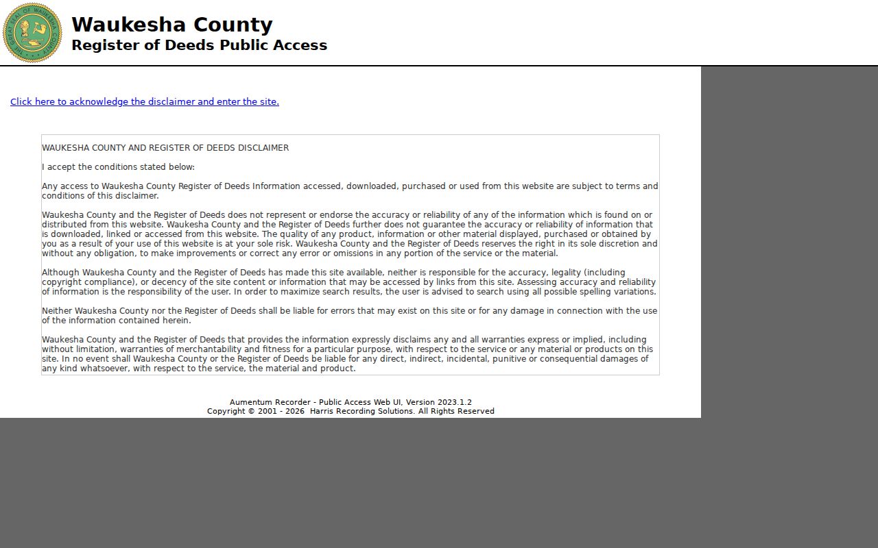 Muskego residents directory deed index portal